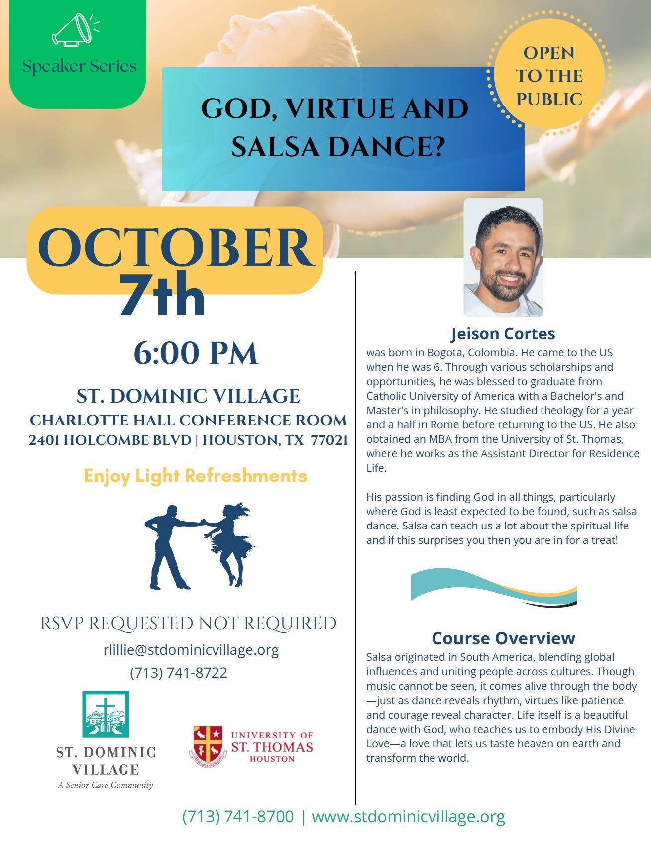 God, Virtue and Salsa Dance